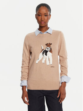 Barbour Barbour Sweater Fareham LKN1688BE12 Bézs Regular Fit