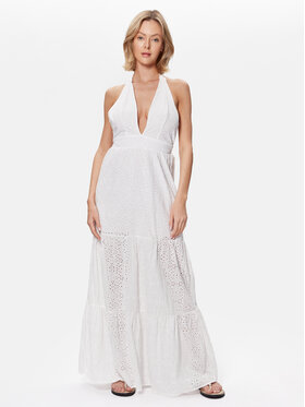 Maaji Maaji Letné šaty 2011CLD001 Biela Regular Fit