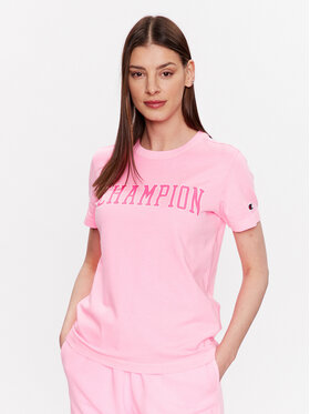 Champion Champion T-Shirt 116084 Różowy Custom Fit