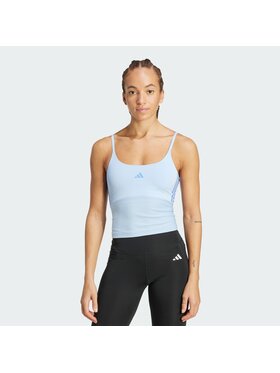 adidas adidas Top 150883 Błękitny Fitted Fit