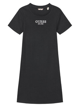 Guess Guess Sukienka codzienna J5YK11 KBZP4 Czarny Regular Fit