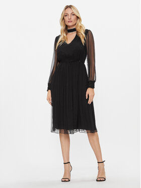 Nissa Nissa Kokteilikleit RC14354 Must Regular Fit