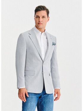Pako Lorente Pako Lorente Marynarka P25WF-3X-028 Szary Slim Fit