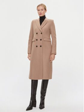 IVY OAK IVY OAK Вълнено палто Celina IO1123F1013 Бежов Slim Fit