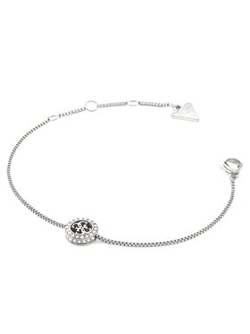 Guess Guess Náramok JUBB04163JW-RH-S Strieborná