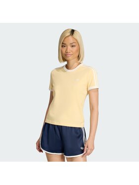 adidas adidas T-Shirt 159026 Pomarańczowy Slim Fit