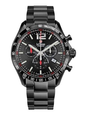 Le Temps Le Temps Zegarek LT1041.25BS02 Czarny