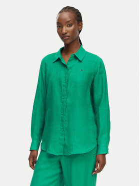 Tommy Hilfiger Tommy Hilfiger Särk WW0WW44679 Roheline Relaxed Fit