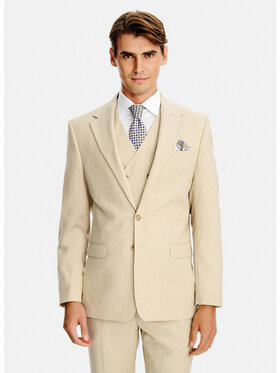 Pako Lorente Pako Lorente Marynarka P26SP-3G-022 Beżowy Slim Fit