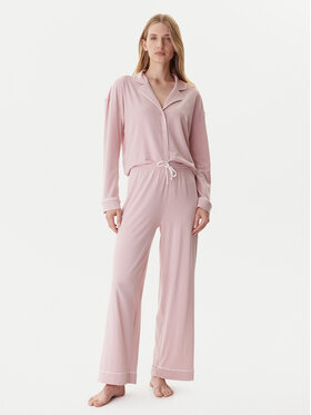 Tommy Hilfiger Tommy Hilfiger Піжама UW0UW06142 Рожевий Relaxed Fit