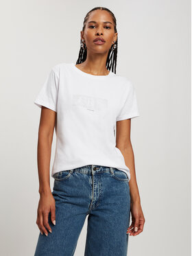 Cross Jeans Cross Jeans T-Shirt 56145-008 Biały Regular Fit