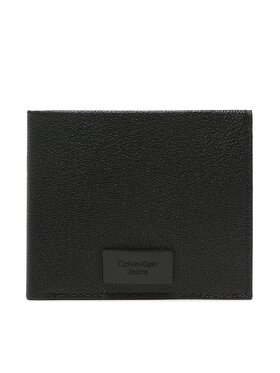 Calvin Klein Jeans Calvin Klein Jeans Malá pánská peněženka Inst Plaque Bifold W/Coin K50K510710 Černá