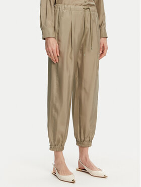 Marella Marella Stoffhose Abetaia 2513131095 Grün Relaxed Fit