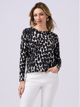 Oltre Oltre Kardigan M086J004812N0S1 Czarny Slim Fit