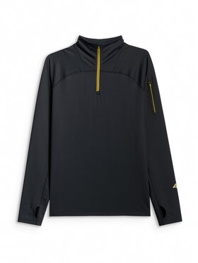 4F 4F Bluza TREKKING Czarny Regular Fit