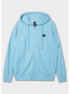 PITBULL PITBULL Bluza Bluza męska rozpinana z kapturem Pique Rockey XL Błękitny Regular Fit