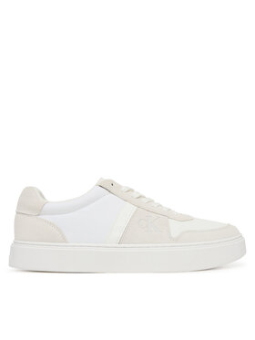 Calvin Klein Calvin Klein Sneakersy Classic Cups Lace Mix Emb Tongue YM0YM01395 Biela