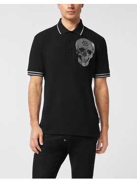 PHILIPP PLEIN PHILIPP PLEIN Polokošile 27157 Černá Slim Fit