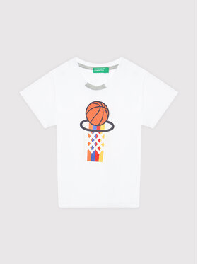 United Colors Of Benetton United Colors Of Benetton T-shirt 3096C154U Bianco Regular Fit