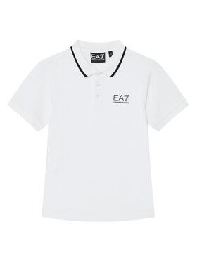 EA7 Emporio Armani EA7 Emporio Armani Поло 7B000023 AF12901 U0002 Білий Regular Fit