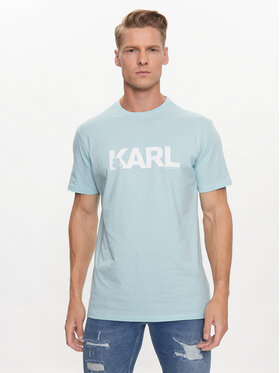KARL LAGERFELD KARL LAGERFELD T-Shirt 230M2211 Blau Regular Fit