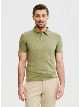 Pako Lorente Pako Lorente Polo P25SN-TX-006 Zielony Slim Fit