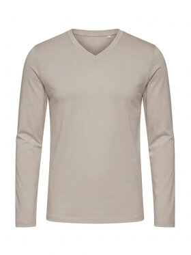 Ombre Ombre S dlouhým rukávem L171 Světle béžová Regular Fit