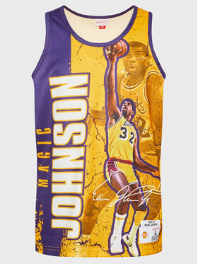 Mitchell & Ness Mitchell & Ness Tank-Top TNMK5010 Gelb Regular Fit