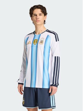 adidas adidas Koszulka techniczna Argentina 26 Home Authentic Biały Slim Fit