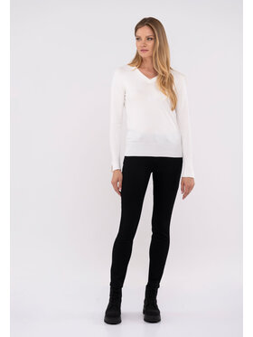 Volcano Volcano Spodnie damskie R-LARISA Czarny Regular Fit