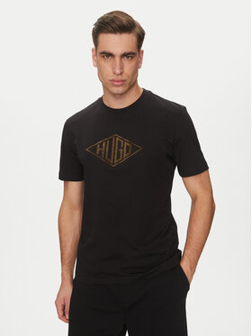 HUGO HUGO Tricou Dalendi 50534934 Negru Regular Fit