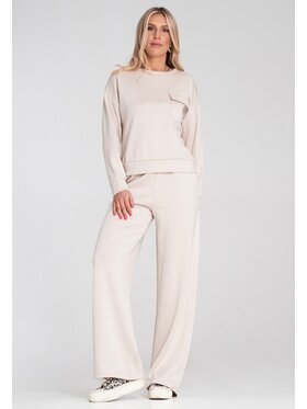 FIGL FIGL Komplet dresowy M1249 Beżowy Regular Fit