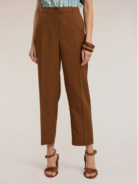 Motivi Motivi Pantaloni di tessuto P031Q004005N012 Marrone Regular Fit