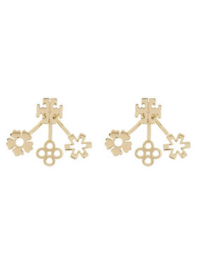 Tory Burch Tory Burch Cercei Kira Clover Front-Back Earring 160178 Auriu
