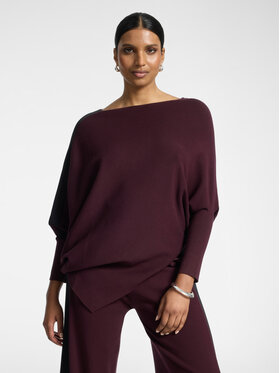 Elena Mirò Elena Mirò Sweter S611E003772N039 Bordowy Over Fit