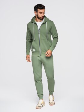 Ombre Ombre Komplet dresowy Z119 Zielony Regular Fit