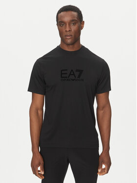 EA7 Emporio Armani EA7 Emporio Armani Tričko 7M000092 AF13870 UC001 Čierna Regular Fit
