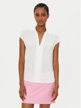 Patrizia Pepe Patrizia Pepe Palaidinė 8C0775/A8I1-W146 Balta Regular Fit