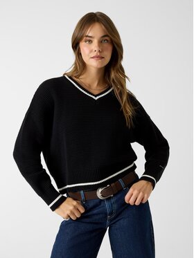 Guess Jeans Guess Jeans Sweter 183557 Czarny Classic Fit