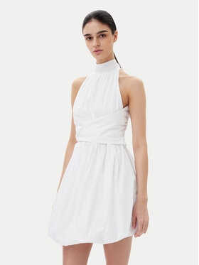 ViCOLO ViCOLO Rochie cocktail TD0606 Alb Regular Fit