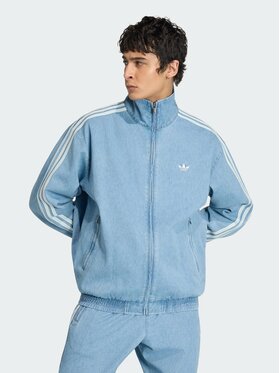 adidas adidas Wiatrówka 161593 Niebieski jasny Loose Fit