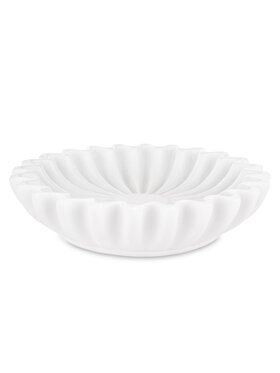 MIAhome MIAhome Patera Taca dekoracyjna okrągła 25x25 cm BAKULI Biały