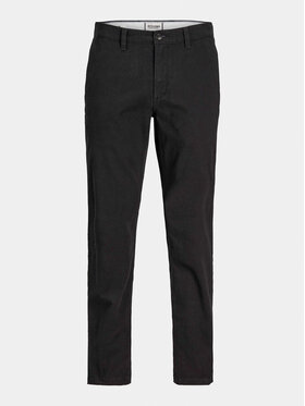 Jack&Jones Jack&Jones Chino nohavice Dave 12212930 Čierna Regular Fit