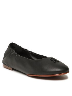 Tommy Hilfiger Tommy Hilfiger Balerinke Th Elevated Elastic Ballerina FW0FW07222 Črna