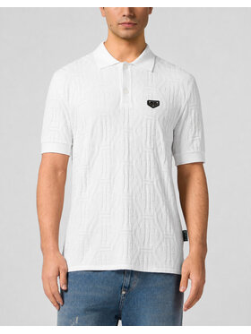 PHILIPP PLEIN PHILIPP PLEIN Polokošeľa 31668 Biela Slim Fit