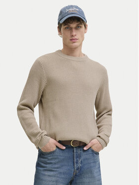 Jack & Jones Jack & Jones Sveter Dover 12278816 Béžová Regular Fit