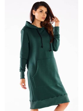 Infinite You Infinite You Úpletové šaty M273 Zelená Basic Fit