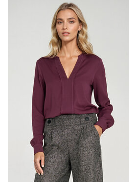 NIFE NIFE Halenka B196 Fialová Regular Fit