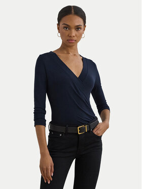 LAUREN RALPH LAUREN LAUREN RALPH LAUREN Bluzka 200824366023 Granatowy Slim Fit