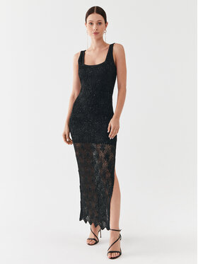 Guess Guess Abendkleid W3YK75 Z37G0 Schwarz Slim Fit